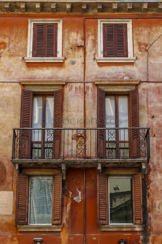 Similar – Image, Stock Photo Typical Italian building, Rome, Italy: Texture background