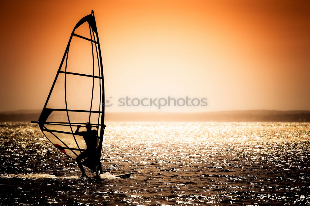 Similar – Image, Stock Photo Windsurfers in Torbole, Lake Garda 01