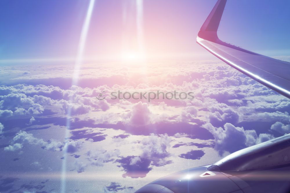 Similar – above the clouds Airplane