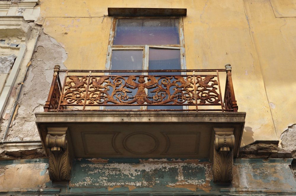 old decayed neon sign of the Milchbar in Stralsund, Germany