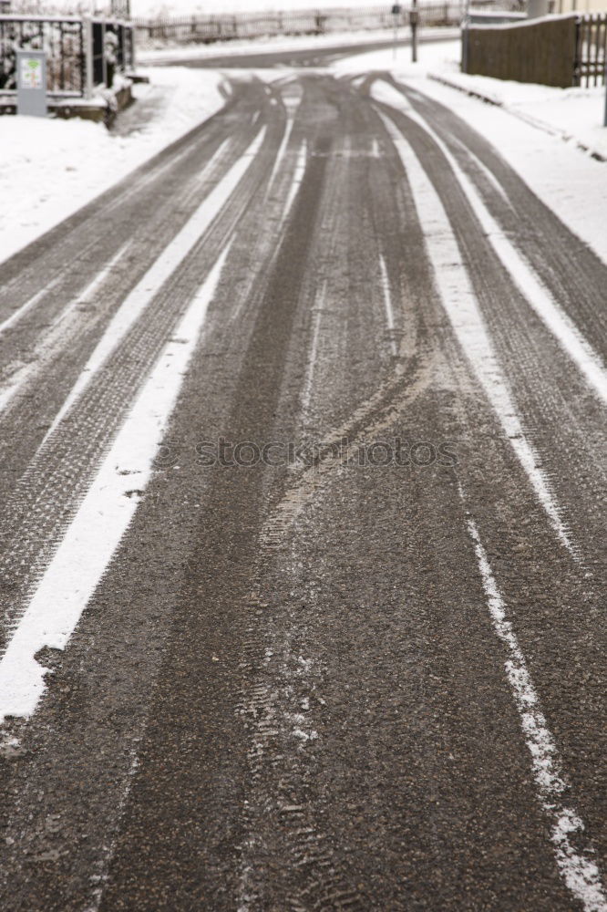 Similar – Image, Stock Photo winter road Winter