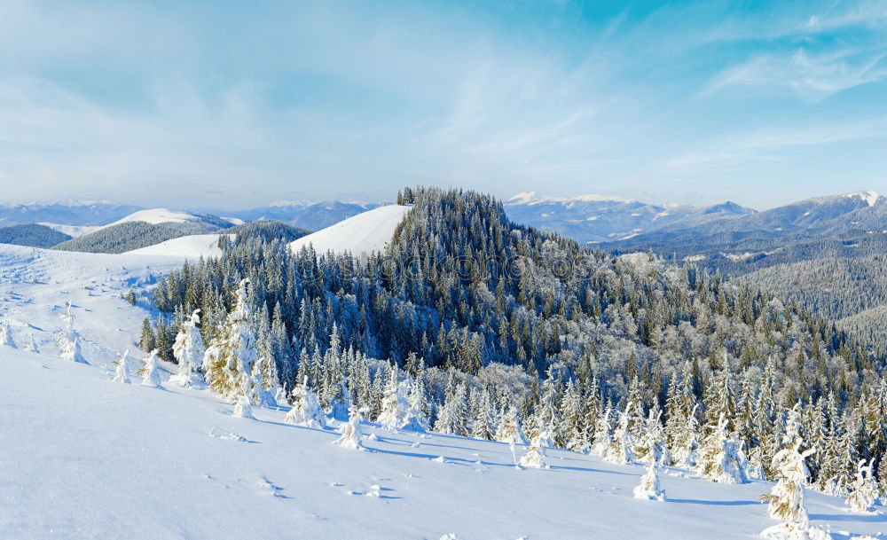 Similar – View from the Unterberg to the foothills of the Alps