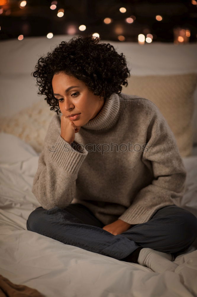 Similar – Image, Stock Photo Stylish ethnic woman on couch