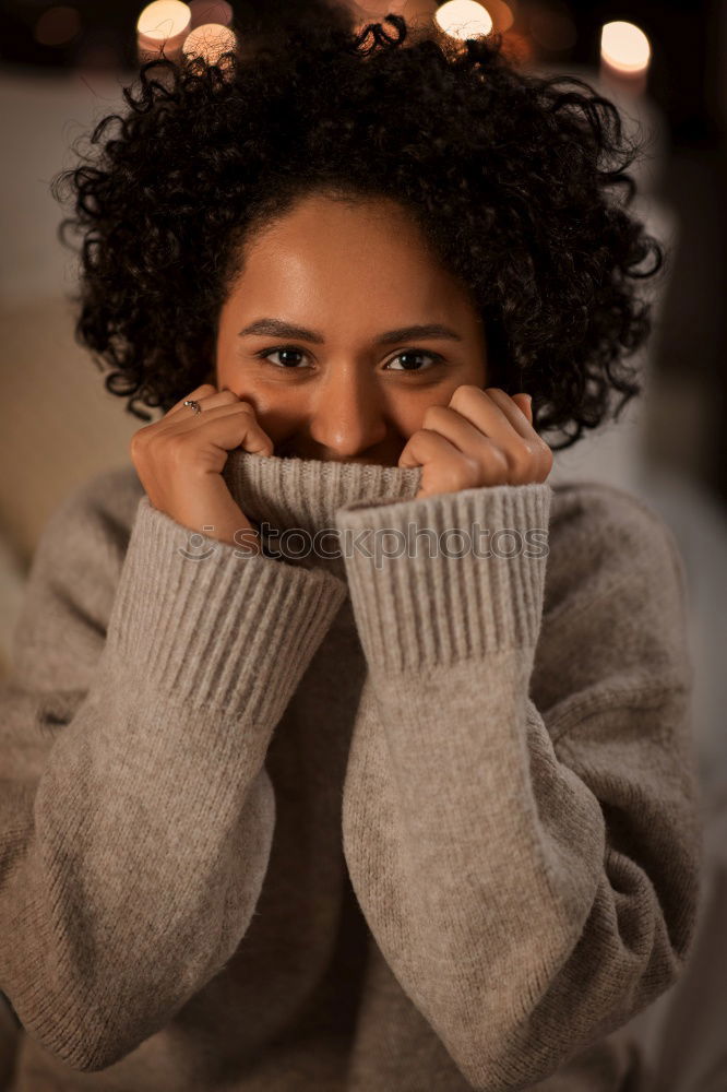 Similar – Image, Stock Photo Stylish ethnic woman on couch