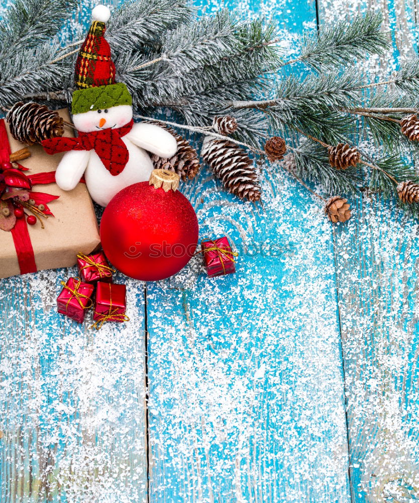 Similar – Image, Stock Photo Mother and son decorating Christmas biscuits at home