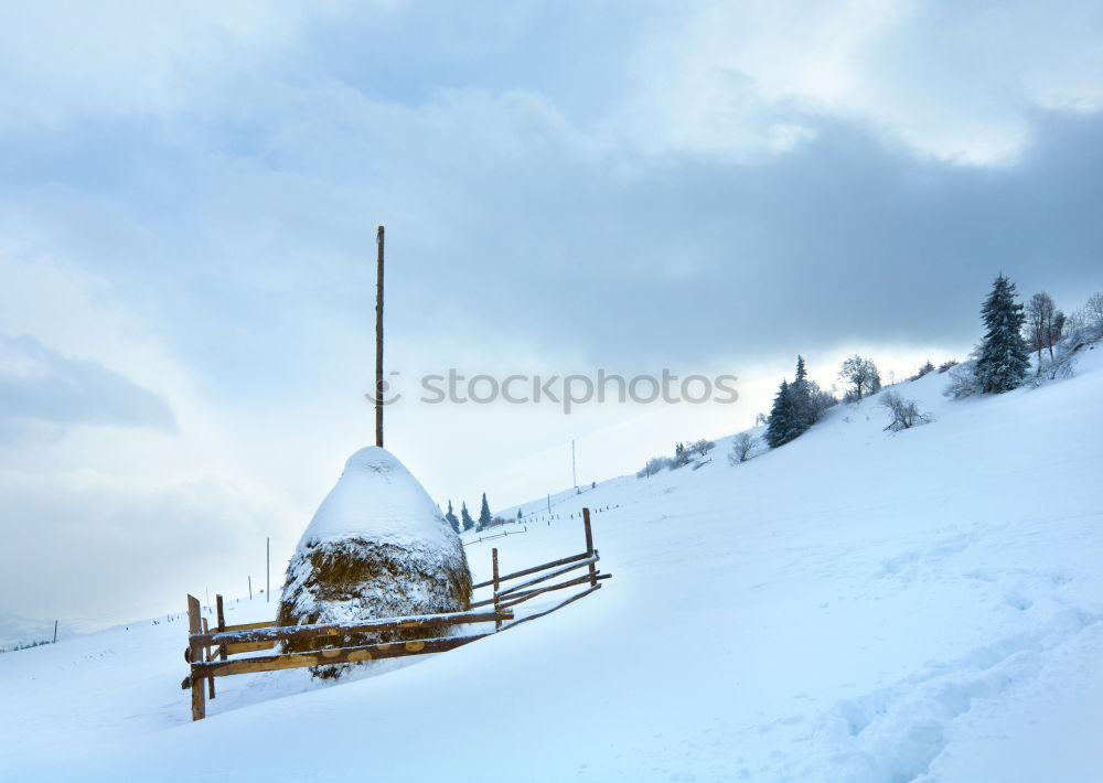 Similar – Image, Stock Photo Alpine winter