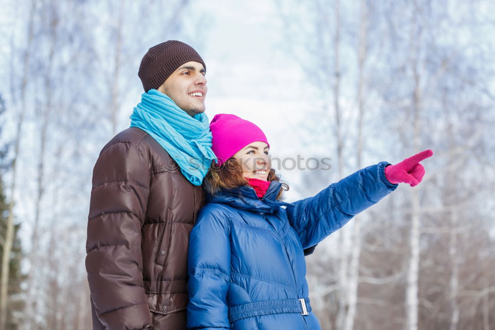 Similar – Image, Stock Photo Happy couple with daughter in the forest