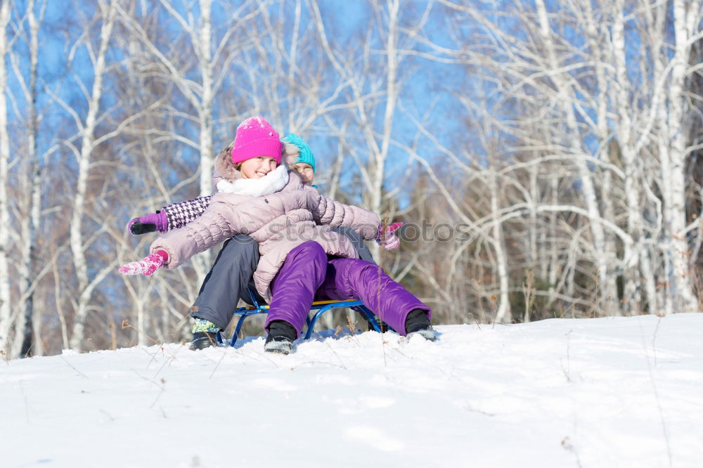 Similar – Mother and her daughter are spending time in winter