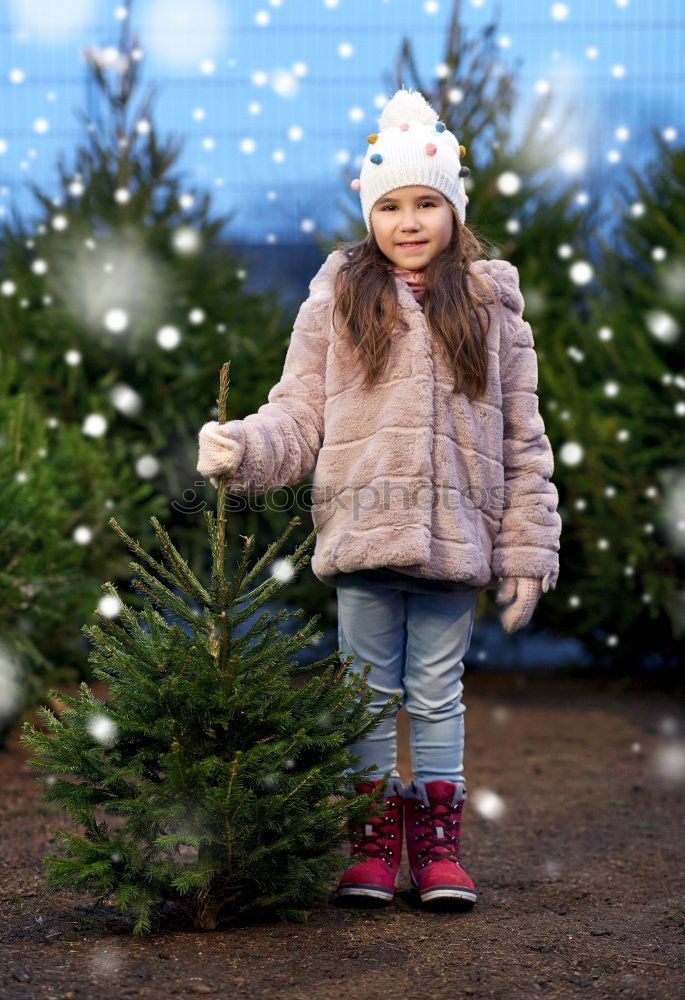 Similar – Image, Stock Photo christmas portrait of happy child girl holding burning sparkler