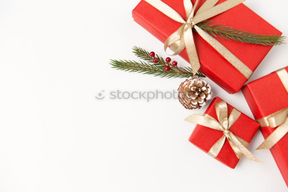 Similar – Christmas presents creative layout.