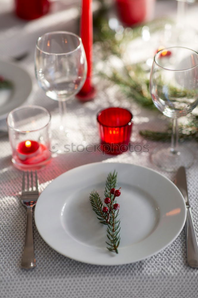 Similar – Natural ornaments for Christmas dinner