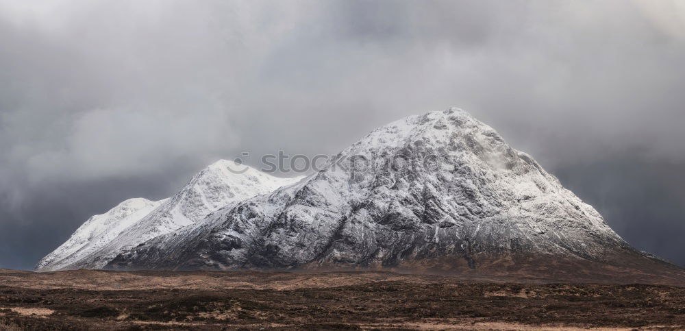 Similar – Image, Stock Photo View to autumn mountain