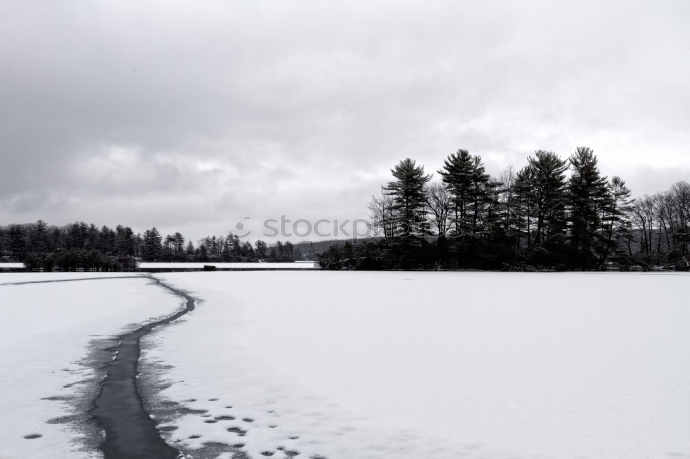 Similar – Vancouver beach covered in snow, BC, Canada