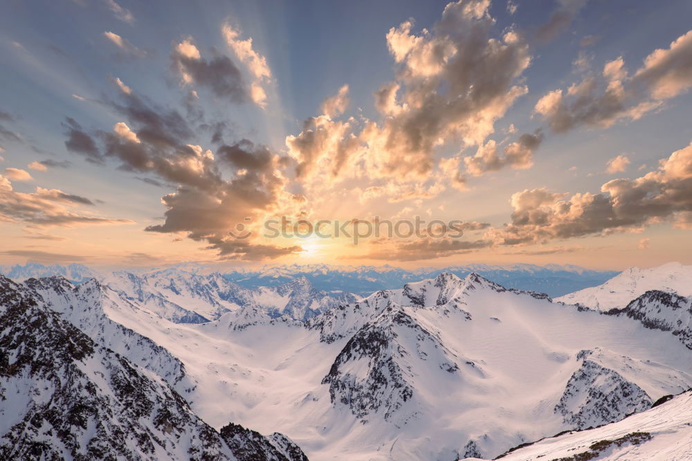 Similar – Über den Wolken Wolkenberg