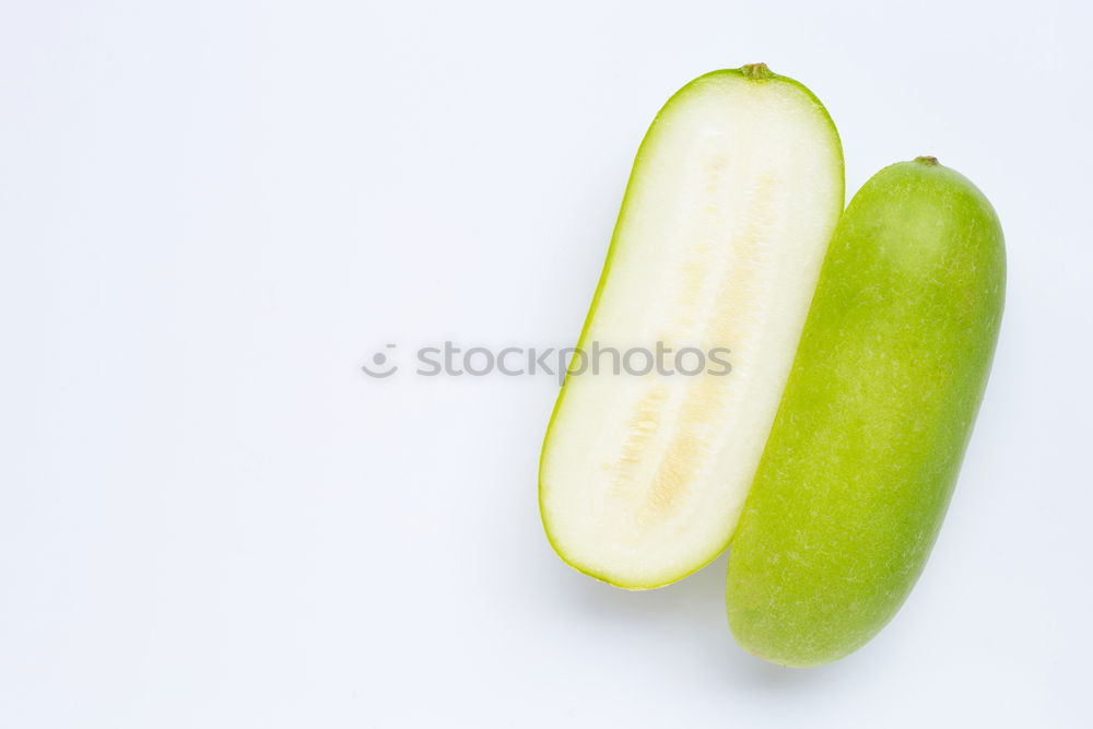 Similar – Image, Stock Photo Jammy pear halves on green