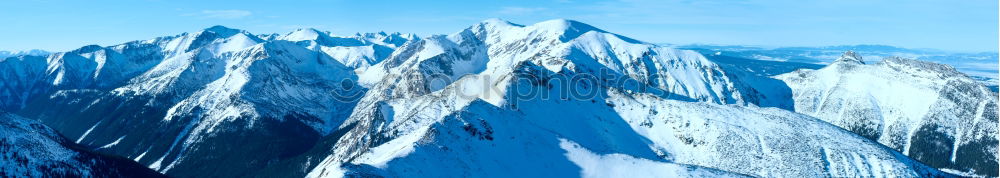 Similar – Alpenpanorama im Winter