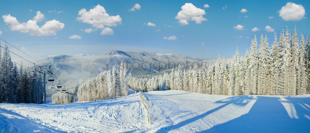 Similar – Image, Stock Photo cabin panorama Winter