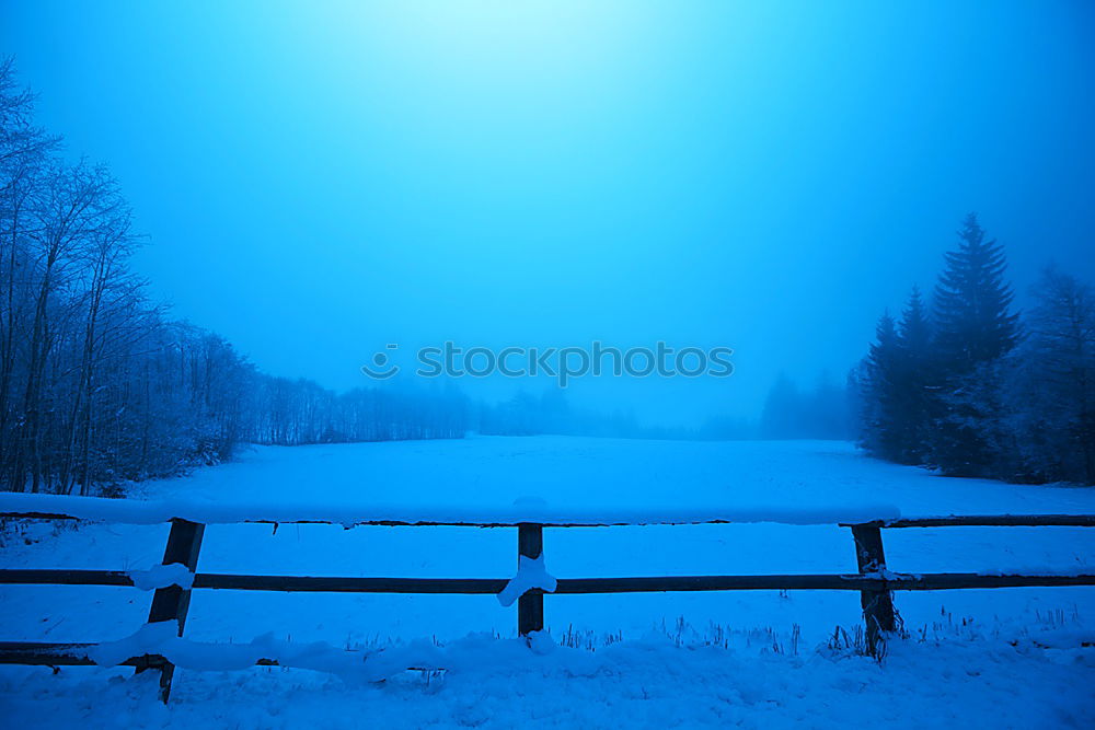 Similar – Image, Stock Photo blue hour in white