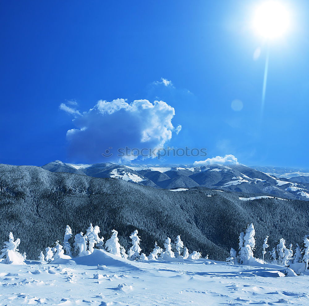 Similar – Winter landscape; Warth, Arlberg