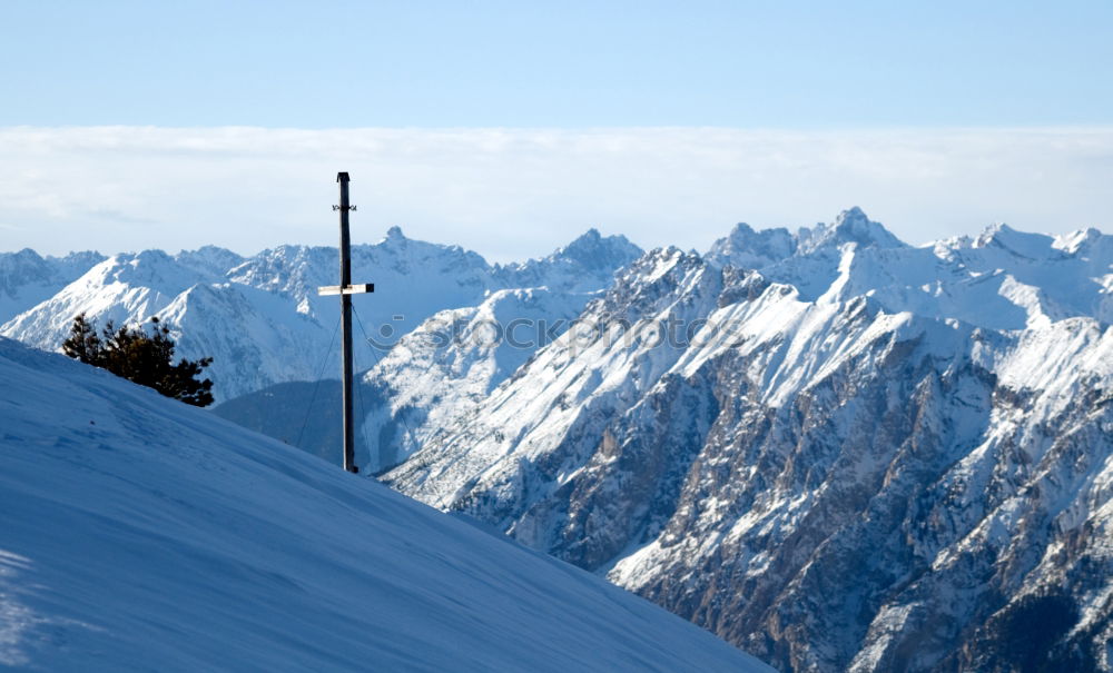 Similar – wonderfull winter day on the Zugspitze