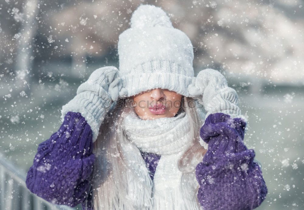 Similar – Image, Stock Photo Girl Young woman