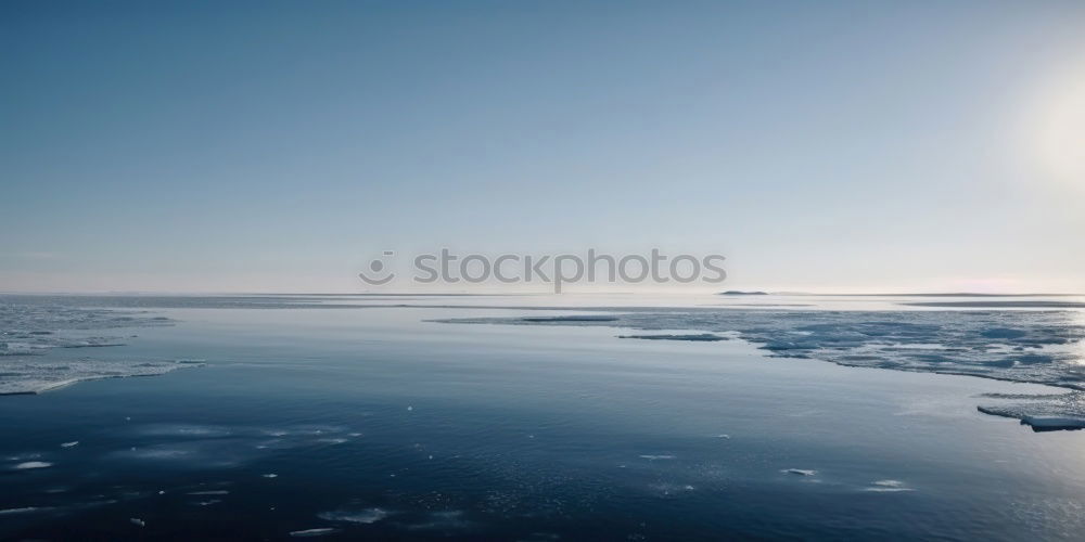 Similar – Beak of ship sailing in ice