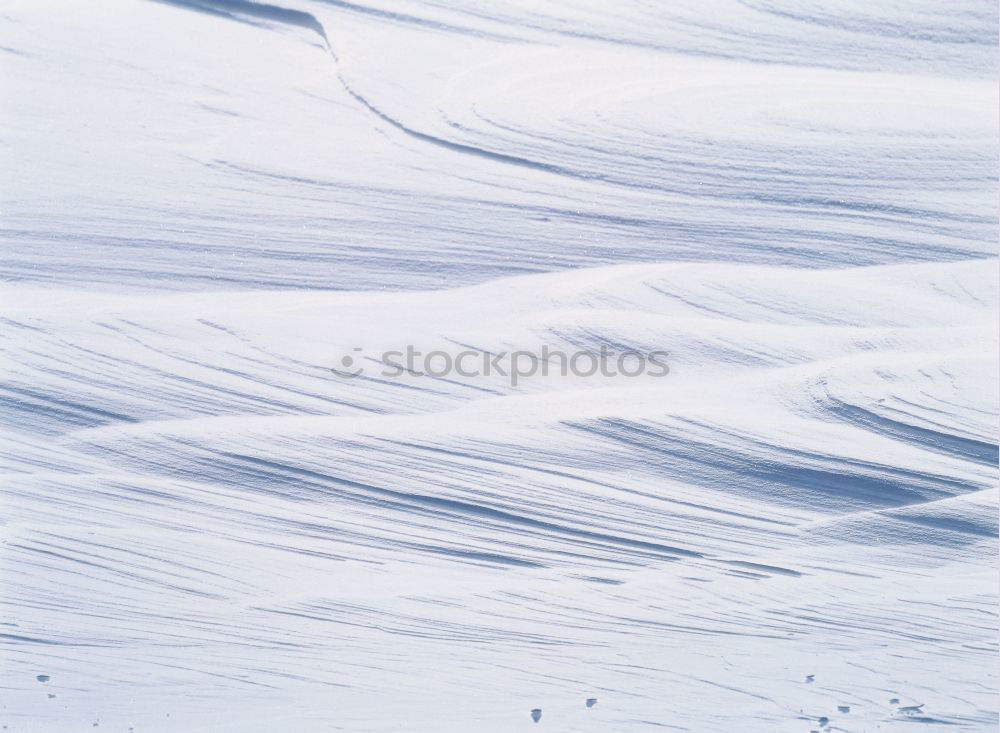 Spuren Ischgl Tiefschnee