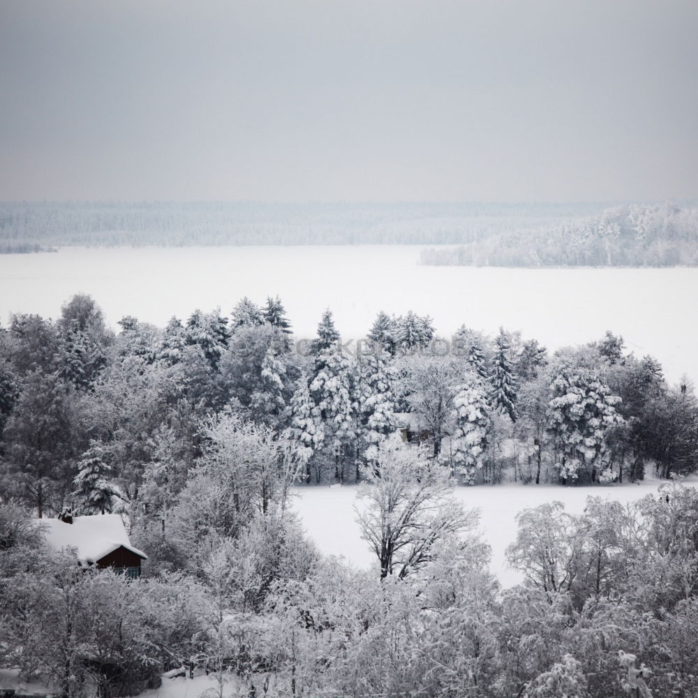 Similar – Vancouver beach covered in snow, BC, Canada