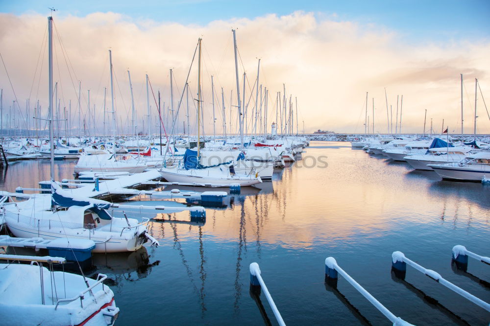 Similar – Image, Stock Photo Boats at the harbour, Brighton Marina, England