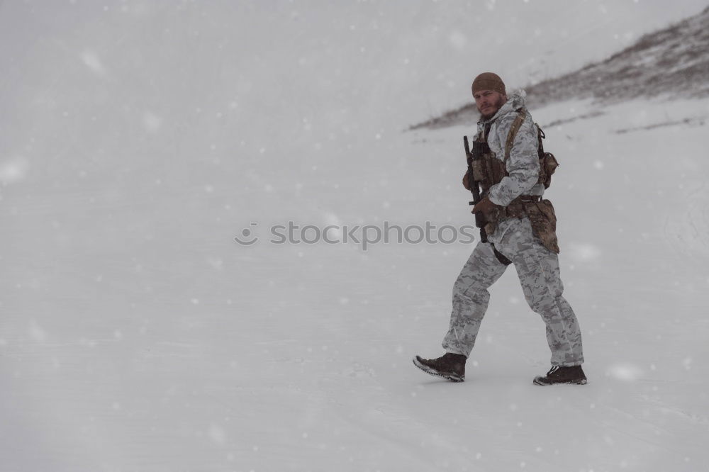 Similar – Image, Stock Photo J.R. Winter Snowboarder