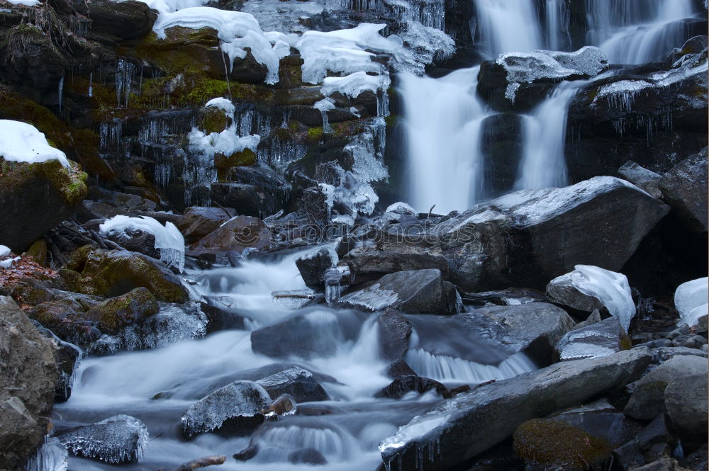 Similar – Image, Stock Photo White water in Black Forest