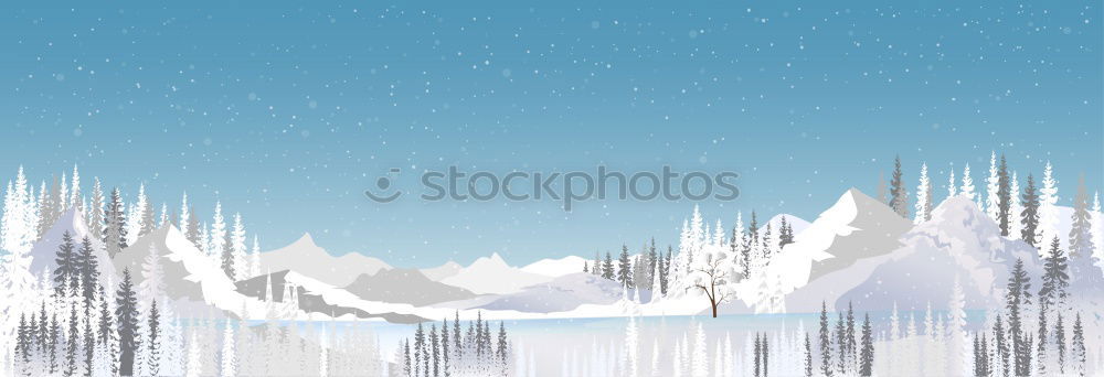 Similar – Image, Stock Photo winter panorama