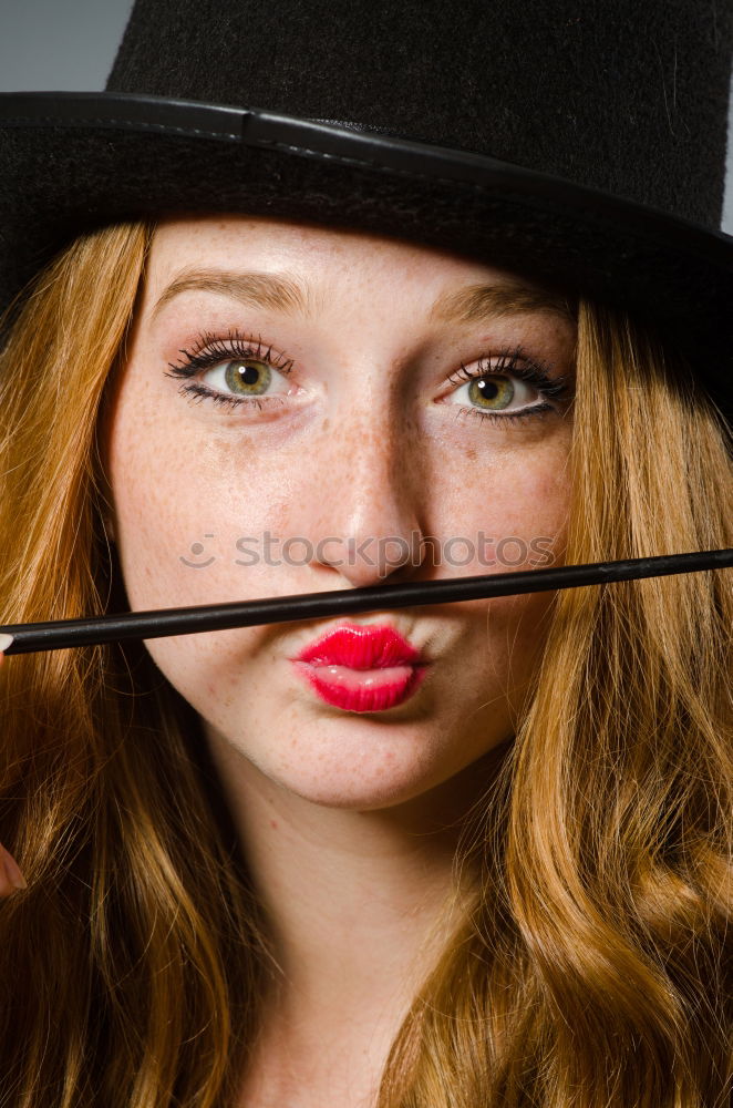 Similar – Image, Stock Photo . Feminine 1 Human being