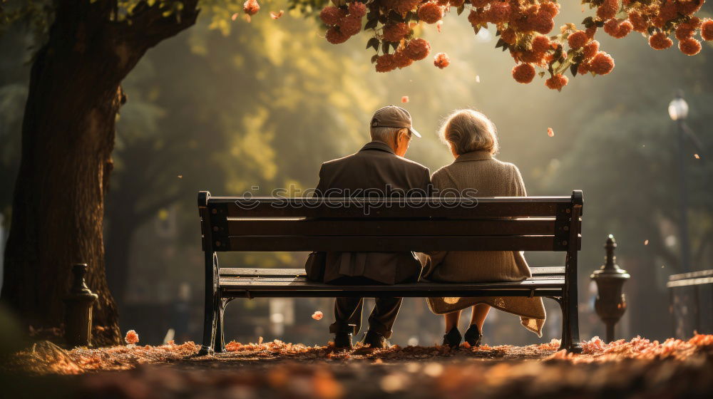 Similar – Foto Bild zwei Damen auf einer Bank