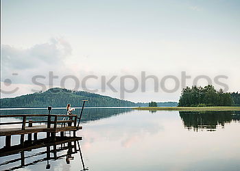 Similar – Image, Stock Photo jetty at the lake