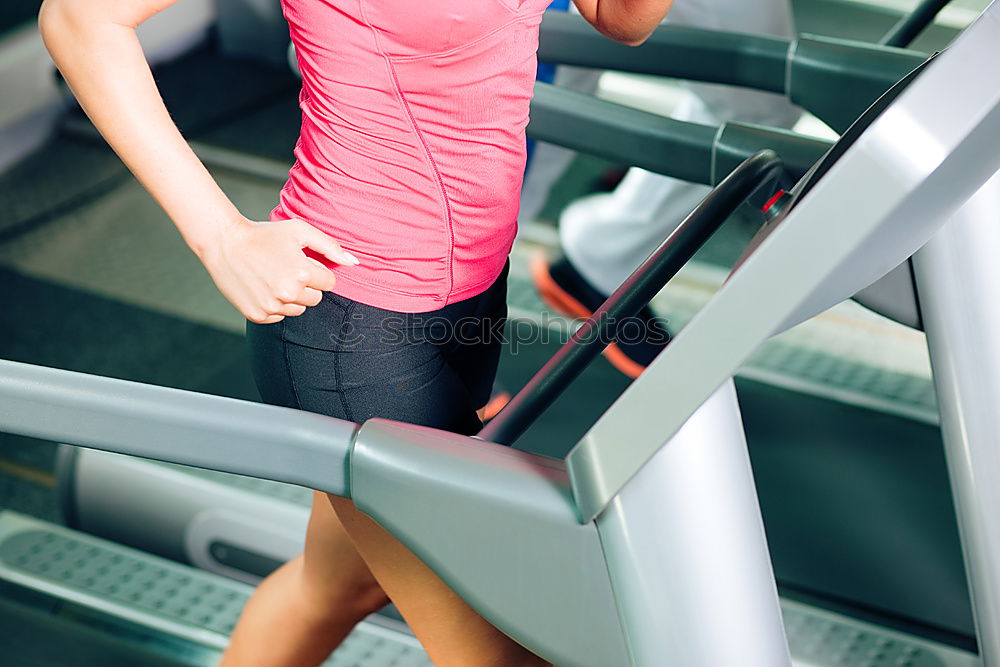 Image, Stock Photo Anonymous runner woman stretching outdoors