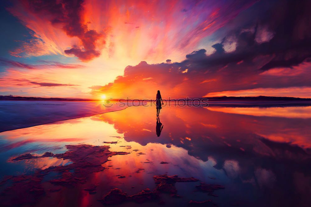 Similar – Image, Stock Photo Sunset in Colour