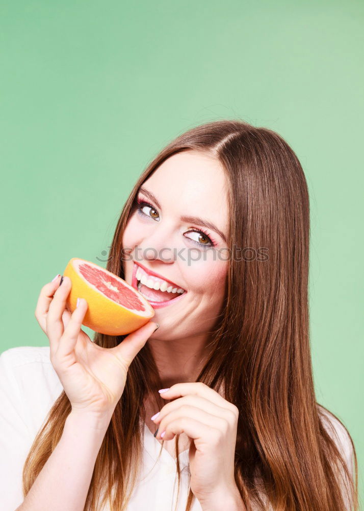 Similar – Crop woman eating sushi