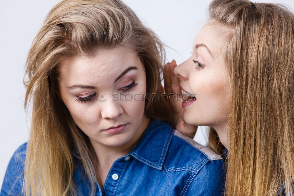 Similar – Female couple standing together