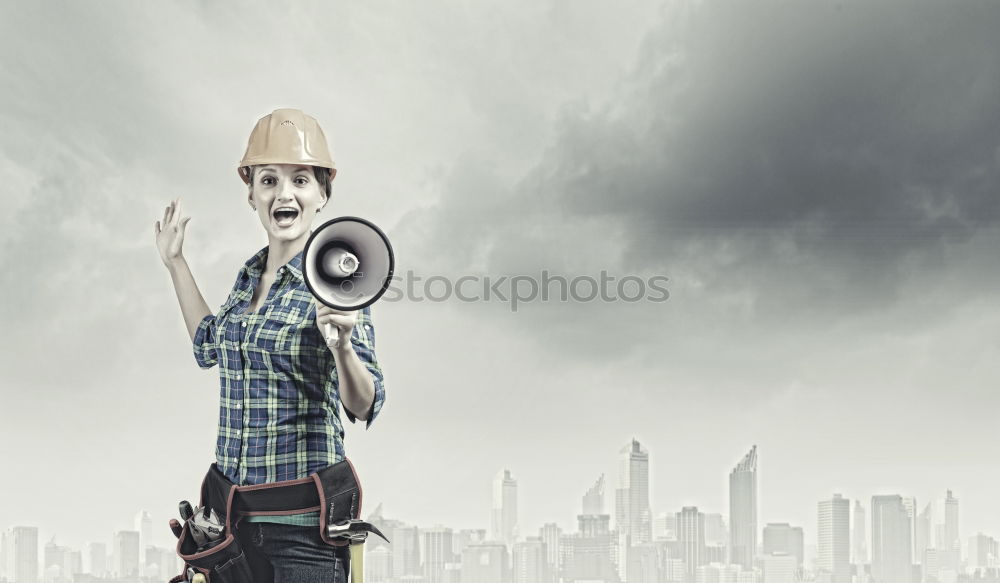 Image, Stock Photo Greysky