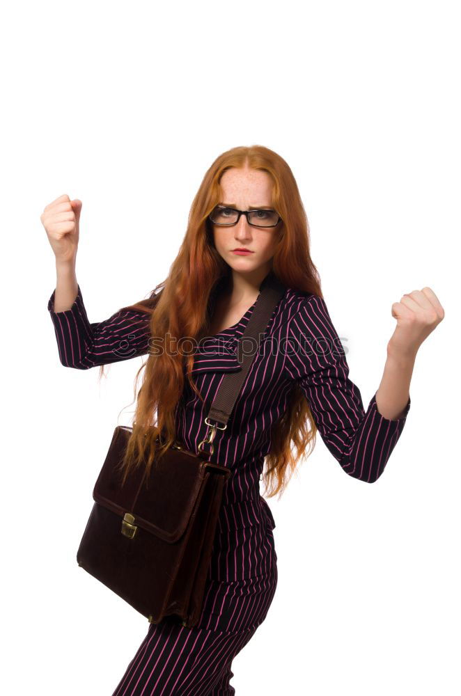Similar – Image, Stock Photo Strong and young business woman