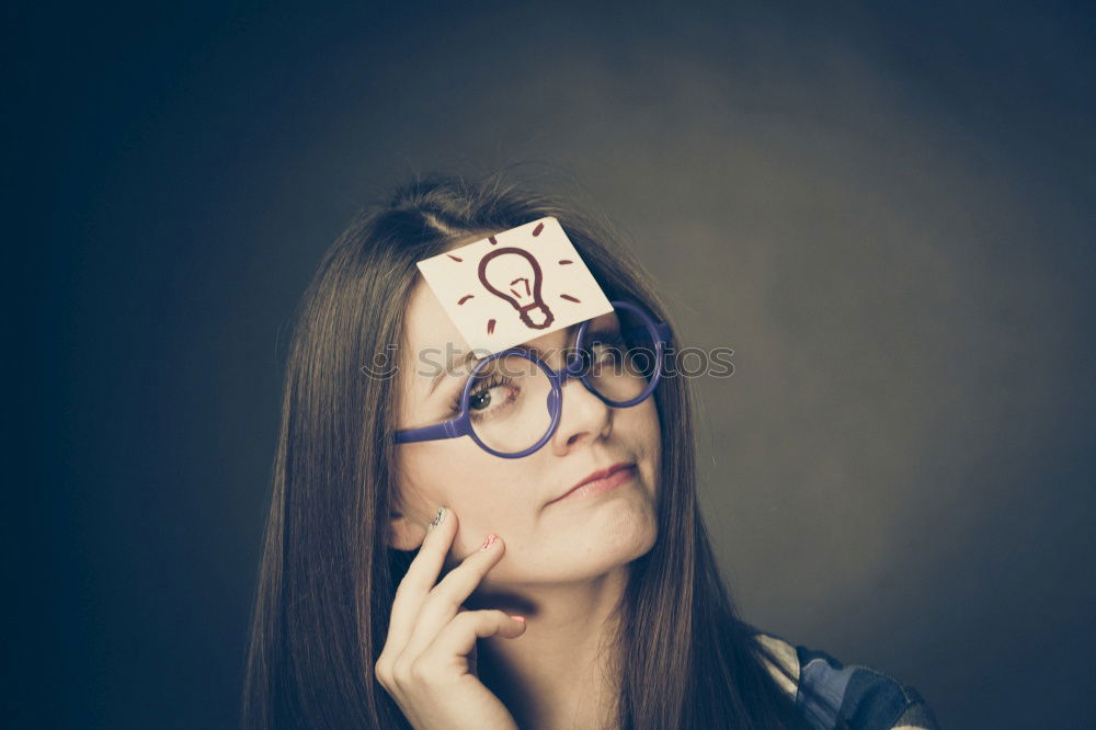 Similar – Image, Stock Photo Close up woman reading