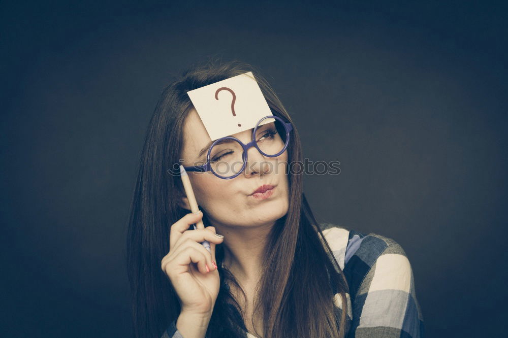 Similar – Image, Stock Photo Close up woman reading