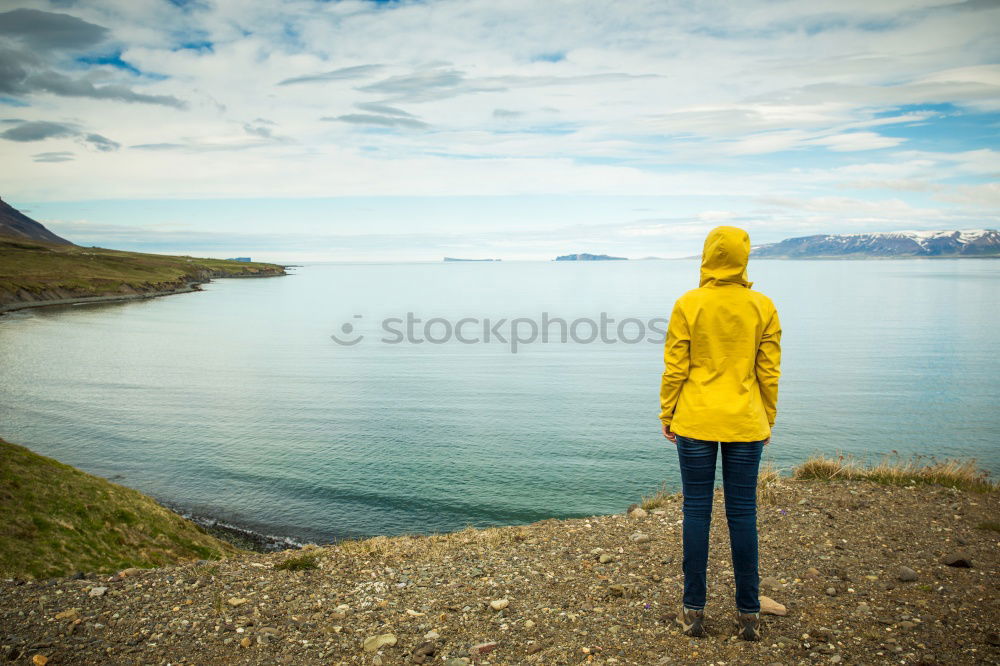 Similar – Image, Stock Photo Midnight sun and wanderlust