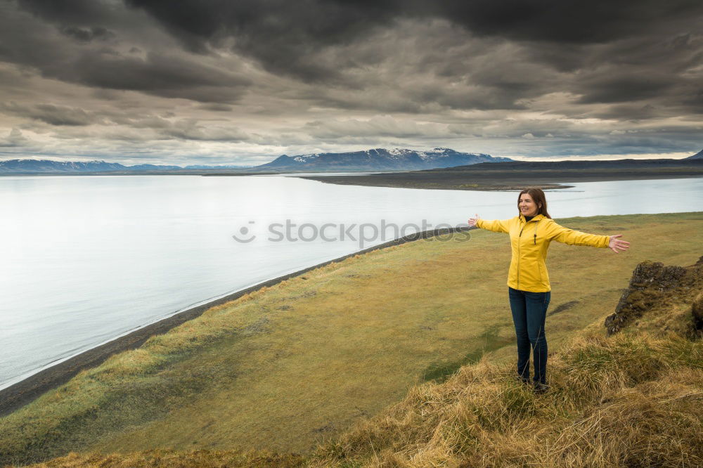 Similar – Image, Stock Photo Midnight sun and wanderlust