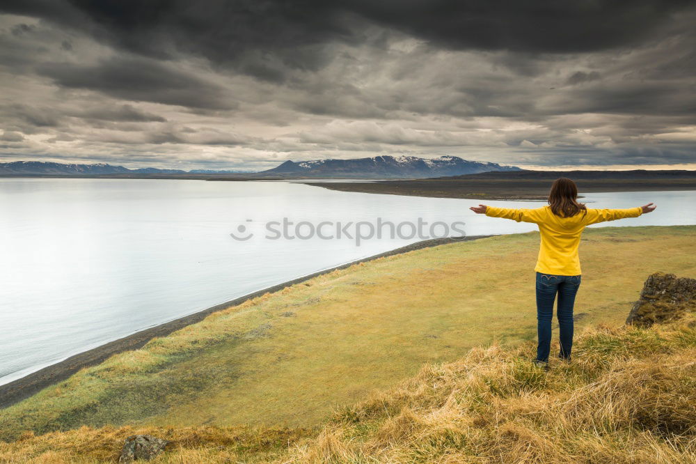 Similar – Image, Stock Photo Midnight sun and wanderlust