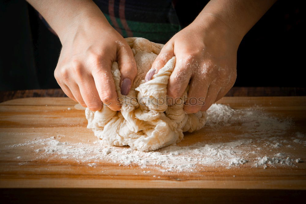 Similar – baked bread in half Bread