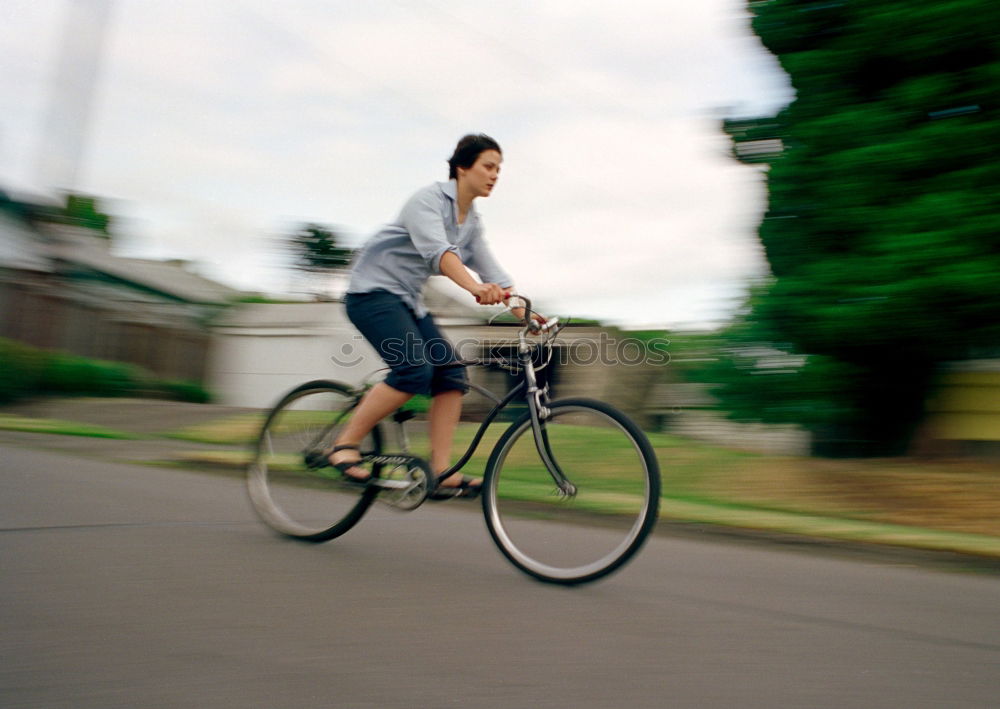 Similar – Image, Stock Photo TWO-WHEELER Human being