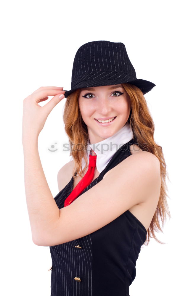 Image, Stock Photo young woman in urban background wearing casual clothes