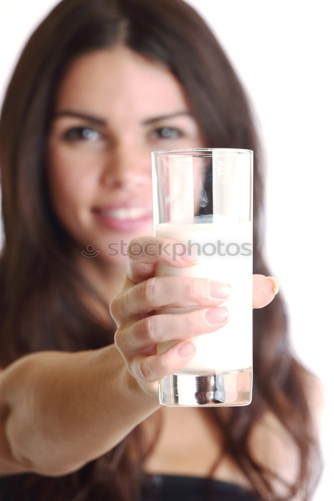 Similar – Fit young woman drinking bottled water